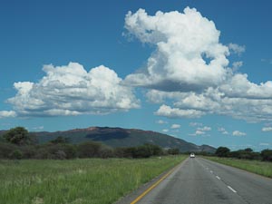 Wolken in Namibia
